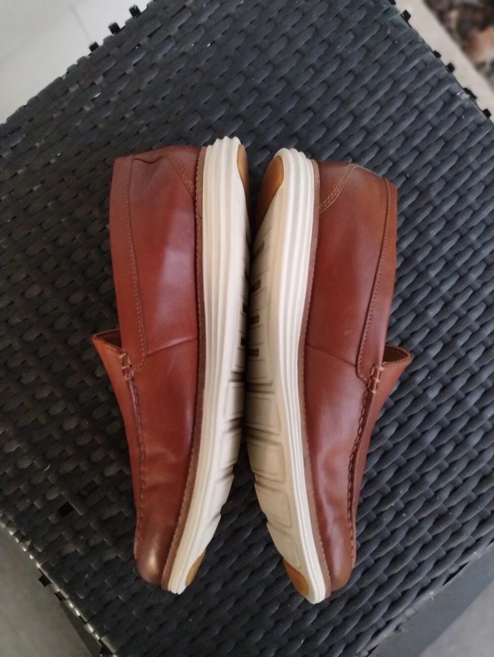 Cole Haan OriginalGrand Venetian Loafers Men’s 10.5 M British Tan Brown Leather
